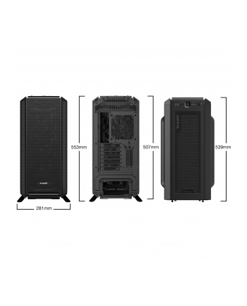 be quiet! Silent Base 802 Window Black Midi Tower, Tower casing