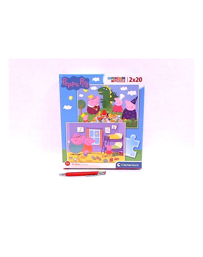 clementoni CLE puzzle 2c20 SuperKolor Świnka Peppa 24778 główny