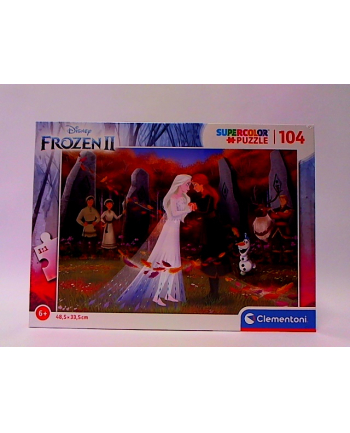 clementoni CLE puzzle 104 SuperKolor Frozen2 25719