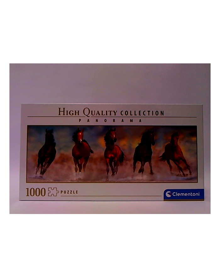 clementoni CLE puzzle 1000 Panorama HQ Horses 39607 główny