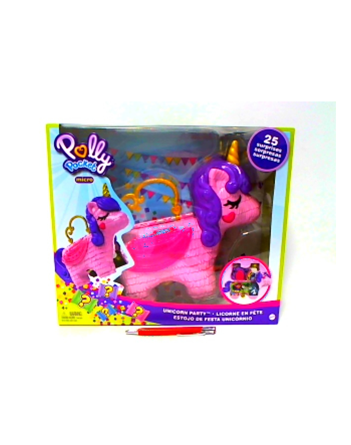 mattel Polly Pocket jednorożec 25 niespodzianek GVL88 /2 główny