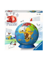 ravensburger RAV puzzle 3D Kula 72 Dziecinny globus 118403 - nr 2