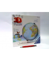 ravensburger RAV puzzle 3D Kula 540 Dziecinny globus 124367 - nr 1