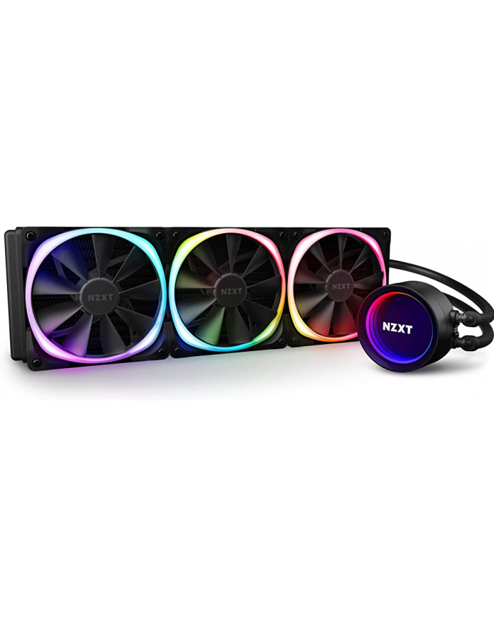 nzxt Chłodzenie wodne Kraken X73 360mm RGB Podświetlane wentylatory i pompa główny