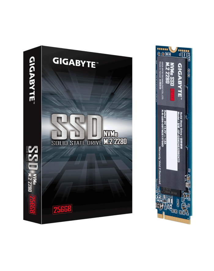 gigabyte Dysk SSD NVMe 256GB M.2 2280 1700/1100MB/s główny