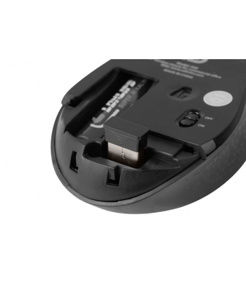 natec Mysz bezprzewodowa Osprey 1600DPI Bluetooth + 2.4GHz Czarno-szara