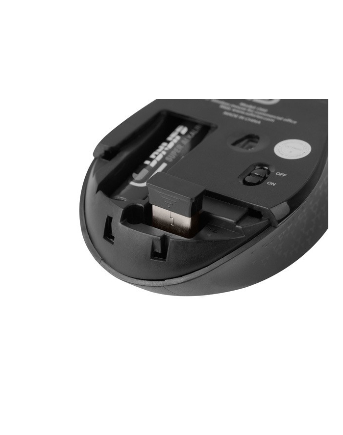 natec Mysz bezprzewodowa Osprey 1600DPI Bluetooth + 2.4GHz Czarno-szara główny