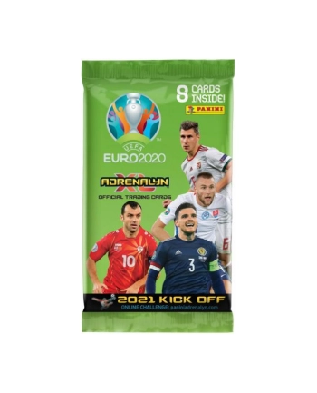 Karty UEFA (wersja europejska)RO 2021 KICK OFF Saszetka z 8 kartami 01542 PANINI
