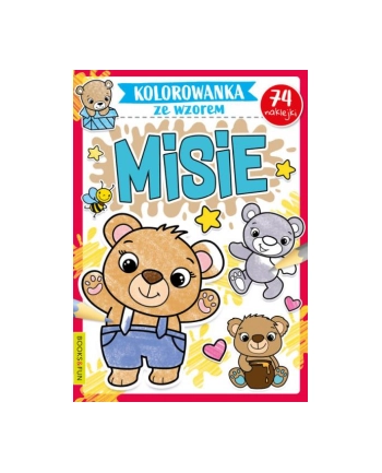 booksandfun Kolorowanka ze wzorem. Misie. Books and fun