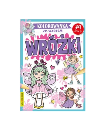 booksandfun Kolorowanka ze wzorem. Wróżki. Books and fun