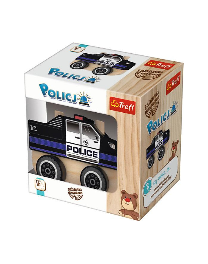 Zabawka drewniana Policja w pudełku 60999 TREFL główny