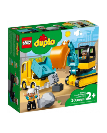 LEGO 10931 DUPLO Ciężarówka i koparka gąsienicowa p4