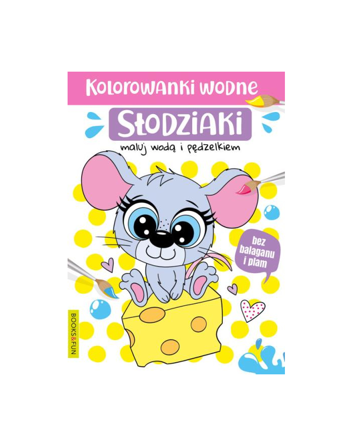 booksandfun Kolorowanki wodne. Słodziaki. Books and fun główny