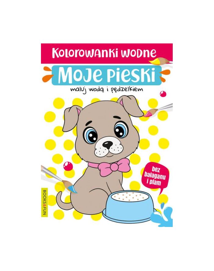 booksandfun Kolorowanki wodne. Moje małe pieski. Books and fun główny