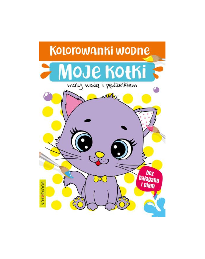 booksandfun Kolorowanki wodne. Moje kotki. Books and fun główny