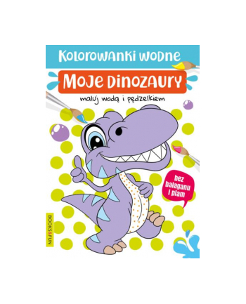 booksandfun Kolorowanki wodne. Moje dinozaury. Books and fun