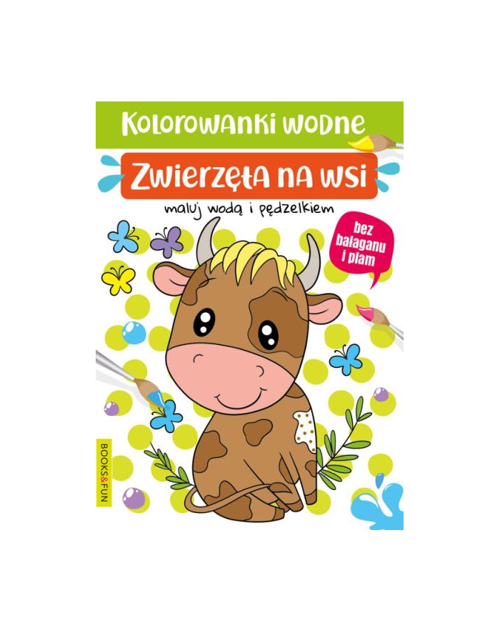 booksandfun Kolorowanki wodne. Zwierzęta na wsi. Books and fun główny