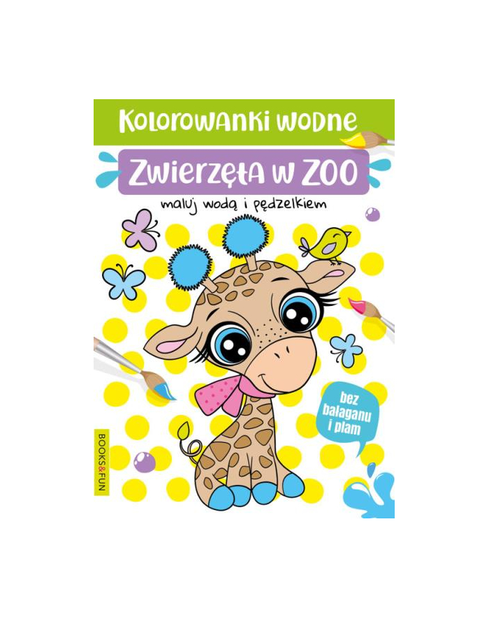 booksandfun Kolorowanki wodne. Zwierzęta w ZOO. Books and fun główny