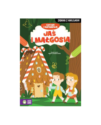 zielona sowa Książka Czytam i rozwiązuję. Jaś i Małgosia