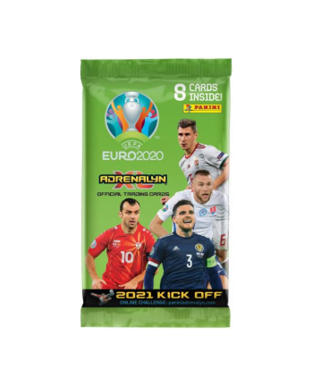 Karty UEFA (wersja europejska)RO 2021 KICK OFF Saszetka z 8 kartami 01542 PANINI
