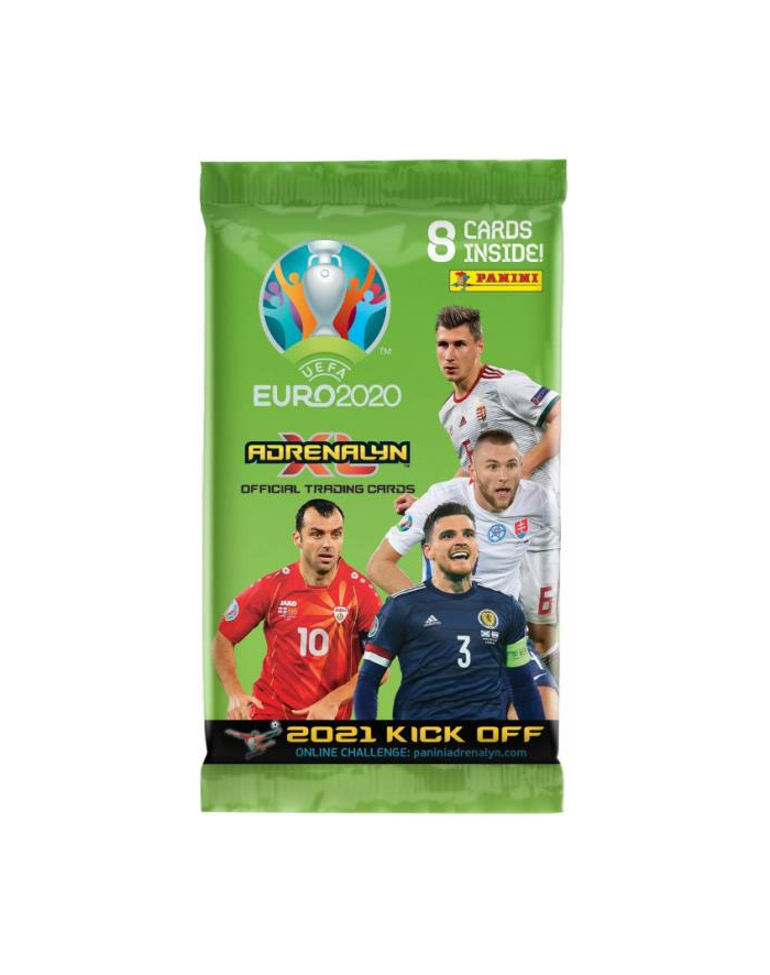 Karty UEFA (wersja europejska)RO 2021 KICK OFF Saszetka z 8 kartami 01542 PANINI główny