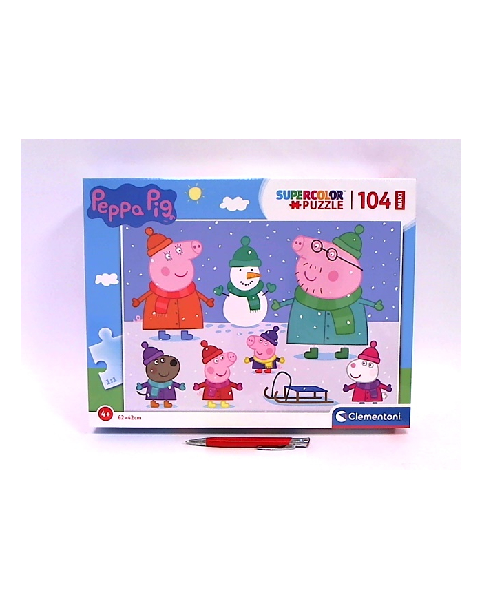 Clementoni Puzzle 104el Maxi Peppa Pig. Świnka Peppa 23752 główny
