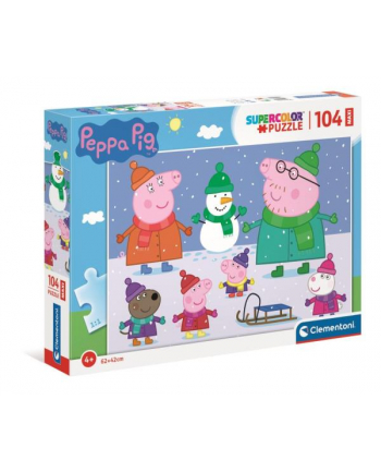 Clementoni Puzzle 104el Maxi Peppa Pig. Świnka Peppa 23752