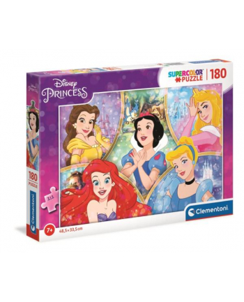 Clementoni Puzzle 180el Princess. Księżniczki 29311