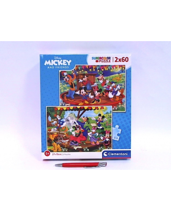 Clementoni Puzzle 2x60el Miki i Przyjaciele. Mickey and Friends 21620