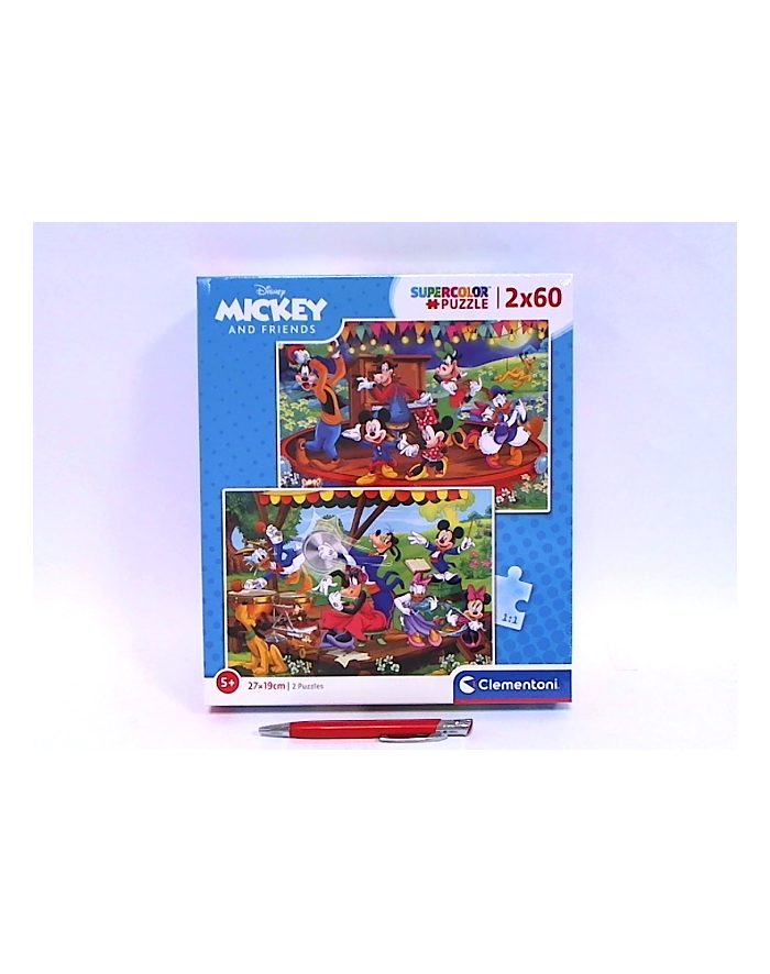Clementoni Puzzle 2x60el Miki i Przyjaciele. Mickey and Friends 21620 główny