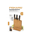 fiskars Zestaw 5 noży w bloku bambusowym 1057552 - nr 2