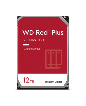 western digital Dysk WD Red Plus 12TB 3,5'' CMR 256MB/7200RPM Class