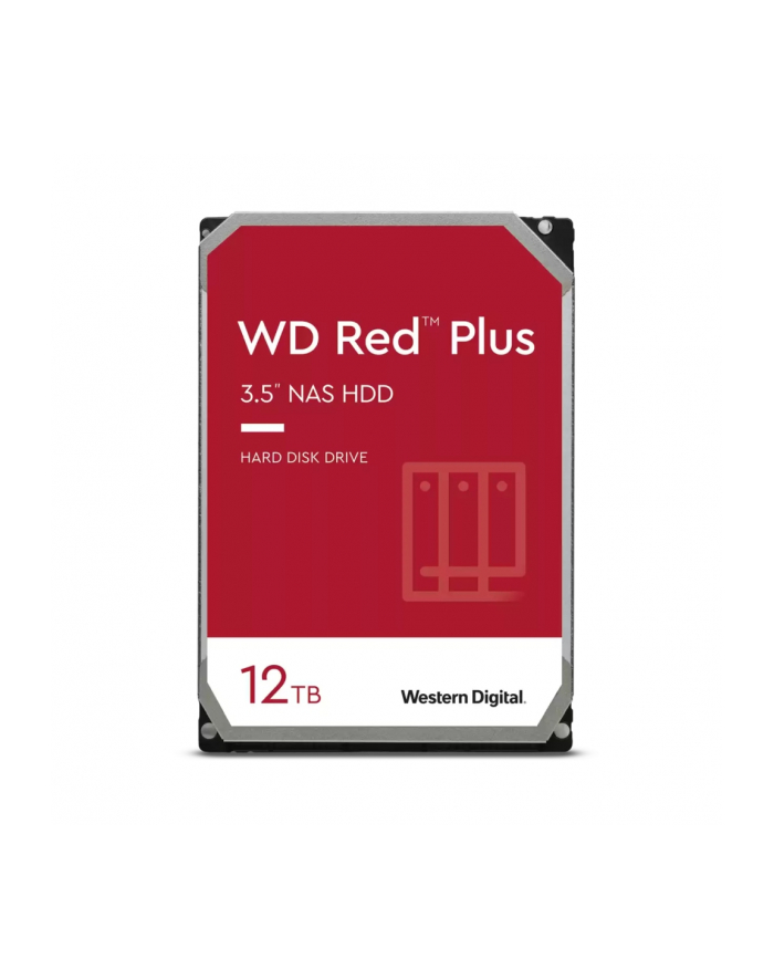 western digital Dysk WD Red Plus 12TB 3,5'' CMR 256MB/5400RPM Class główny