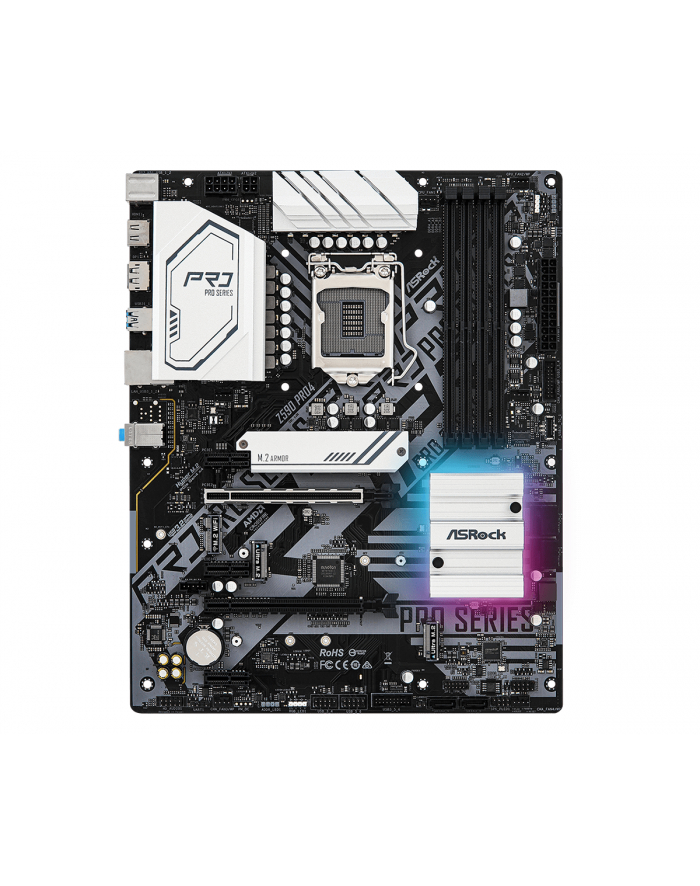 asrock Płyta główna Z590 Pro4 s1200 4DDR4 HDMI/DP M.2 ATX główny