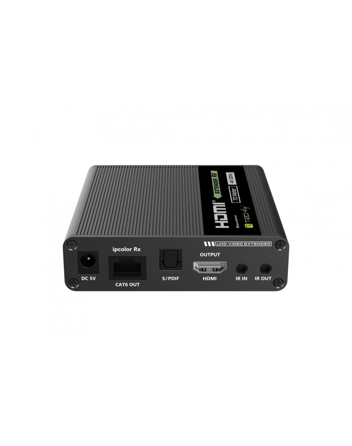 TECHLY Extender HDMI 4K UHD 60Hz 70m po Skrętce Cat6/6A/7 Kaskadowy główny