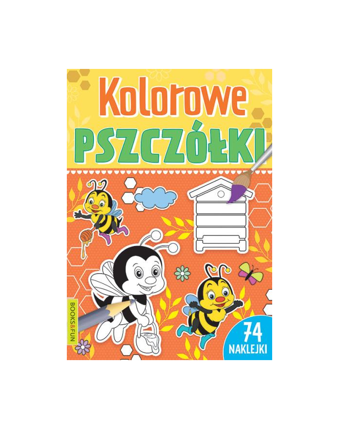 booksandfun Książeczka Kolorowe pszczółki. Books and fun główny