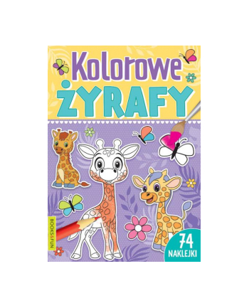 booksandfun Książeczka Kolorowe żyrafy. Books and fun