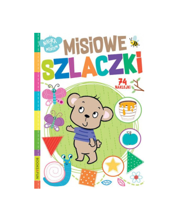 booksandfun Książeczka Nauka z misiem. Misiowe szlaczki. Books and fun