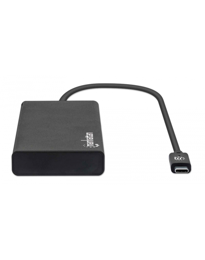 MANHATTAN USB 3.2 Gen 1 USB-C to Dual HDMI Multiport Adapter USB-C to 2x HDMI 4K30Hz 2x USB-A USB-C Power Delivery Gigabit RJ45 Port główny