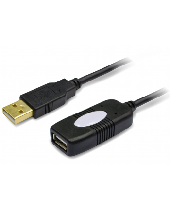 TECHLY Kabel Przedłużacz Aktywny USB 2.0 A-A M/F 20m Czarny