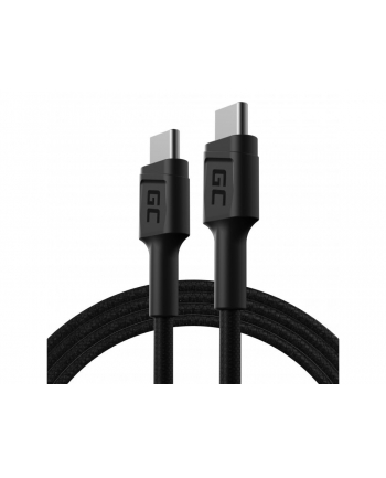 GREEN CELL Cable GC PowerStream USB-C - USB-C 120cm Power Delivery 60W 480 Mbps Ultra Charge QC 3.0