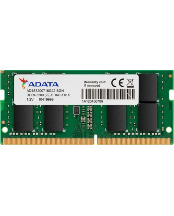 adata Pamięć Premier DDR4 3200 SODIM 16GB CL22 ST (d_?)