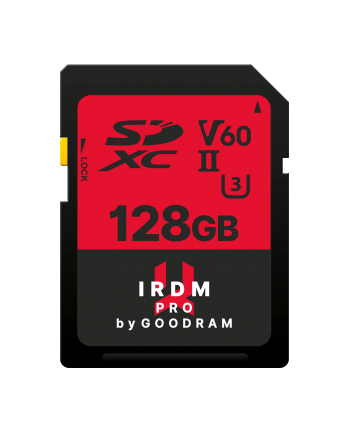 goodram Karta pamięci SDHC IRDM PRO 128GB V60 UHS-II U3 256/120MB/s