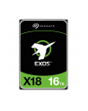 SEAGATE Exos X18 16TB HDD SATA 6Gb/s 7200RPM 256MB cache 3.5inch 24x7 512e/4KN BLK - nr 20