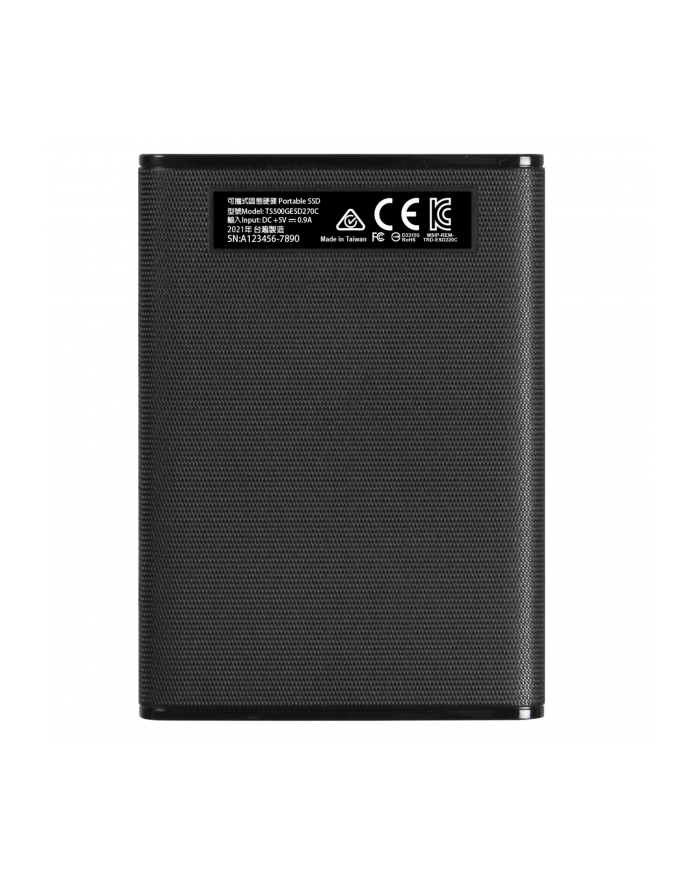 TRANSCEND ESD270C 500GB External SSD USB 3.1 Gen 2 Type C główny