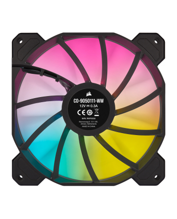 CORSAIR SP140 RGB ELITE 140mm RGB LED Fan with AirGuide Single Pack