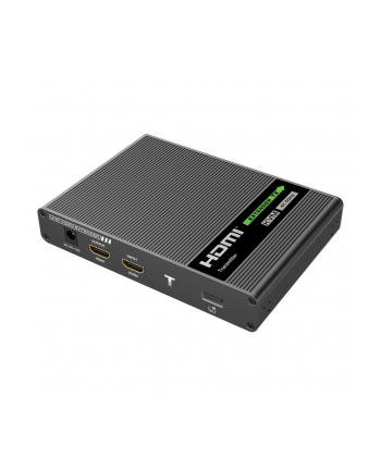 TECHLY KVM Extender HDMI/USB po Skrętce Cat6A/7 do 70m 4K 60Hz