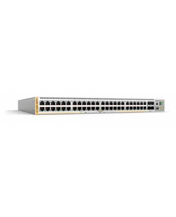 allied telesis ALLIED 48-port 10/100/1000T PoE+ stackable switch 4 SFP+ ports 2 fixed power supplies