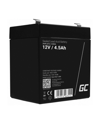 GREEN CELL Battery AGM VRLA 12V 4.5Ah