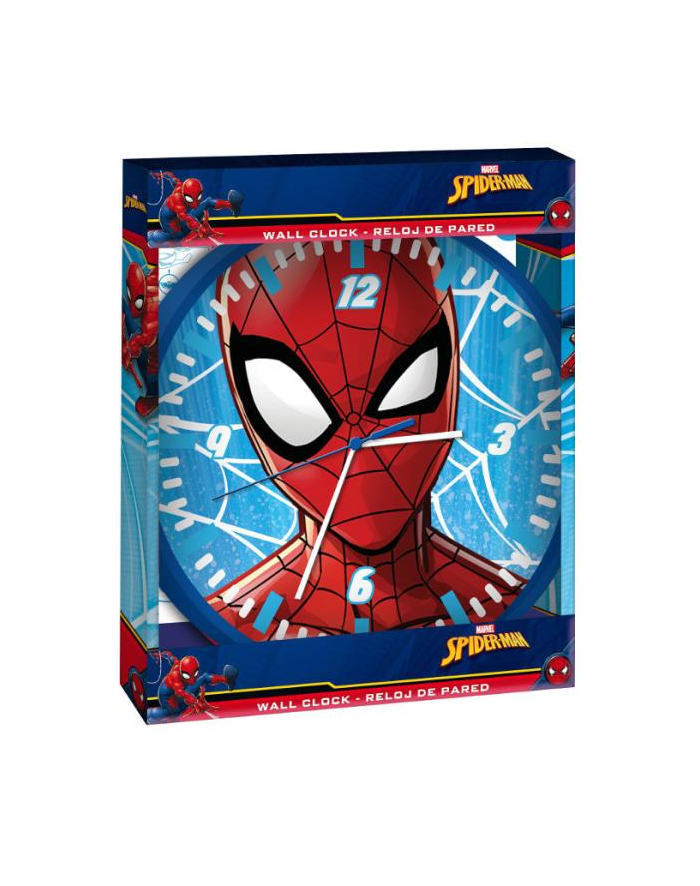 Zegar ścienny 25cm Spiderman MV15789 Kids Euroswan główny